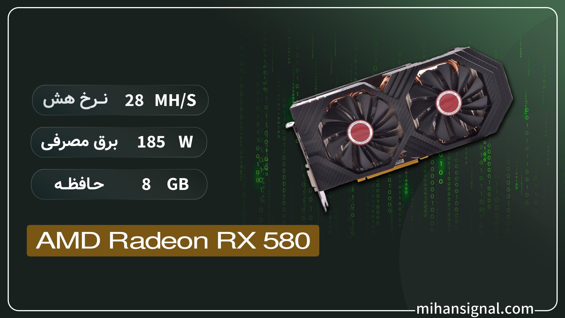 کارت گرافیک AMD Radeon RX 580