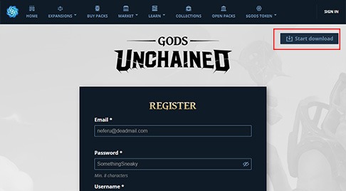 بازی Gods Unchained