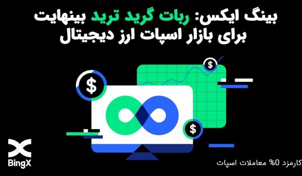 صرافی BingX ربات Infinity Grid را برای آربیتراژ خودکار کریپتو در بازار اسپات با کارمزد صفر معرفی کرد