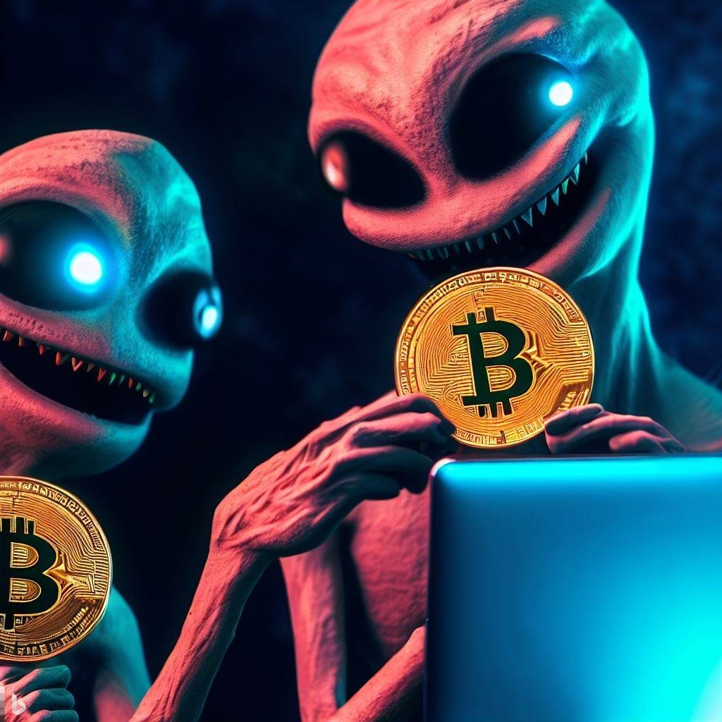 Aliens Exist. And They Use Cryptocurrency 