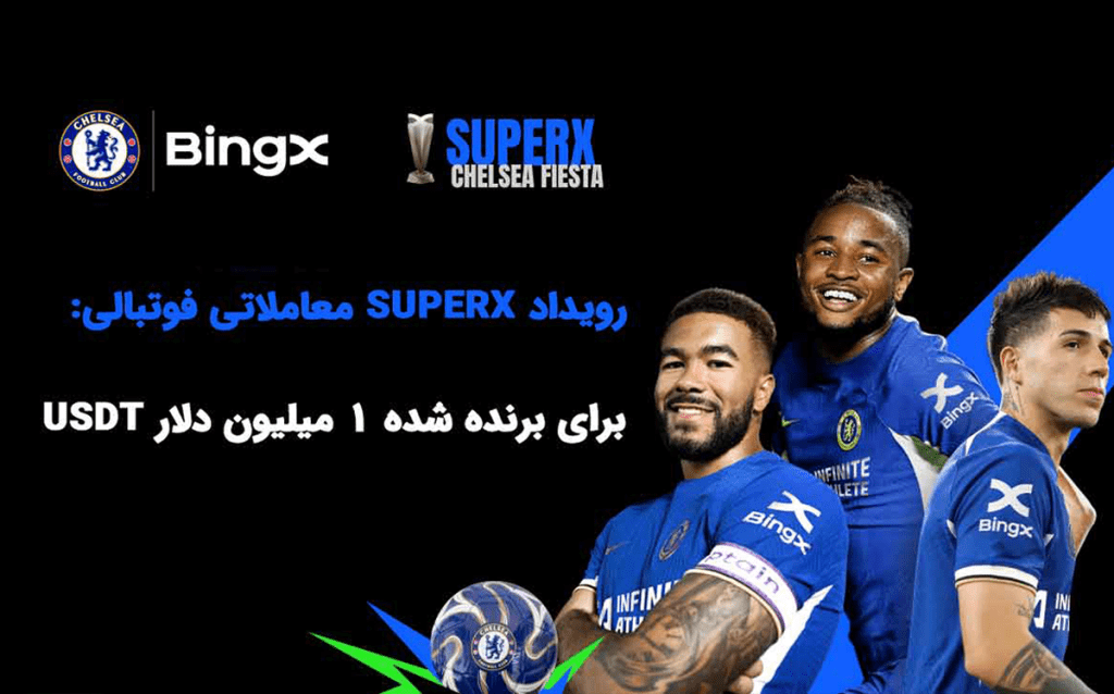 صرافی BingX یک میلیون دلار پاداش معاملاتی SuperX را با الهام از مشارکت فوتبال راه اندازی می کند