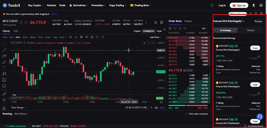 Futures DCA (Martingale) ربات 